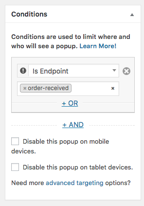 WooCommerce Refer-a-Friend-Add-referral-link-and-sharing-options-as-a-lightbox-after-successful-order conditions