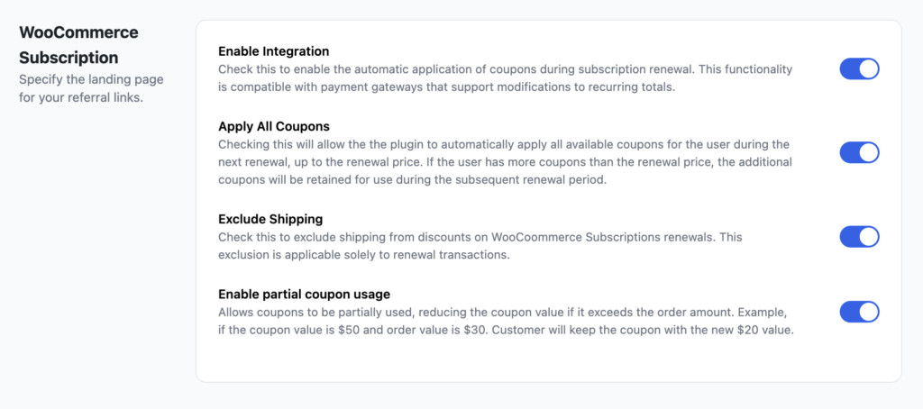 WooCommerce Subscriptions - apply coupons on next renewal 