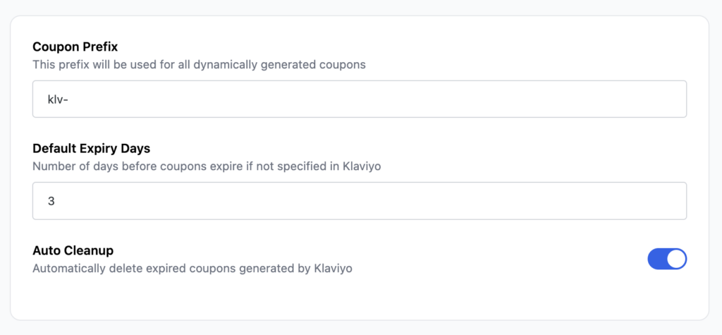 Configuring Dynamic Coupon Settings in WordPress - Coupon Settings